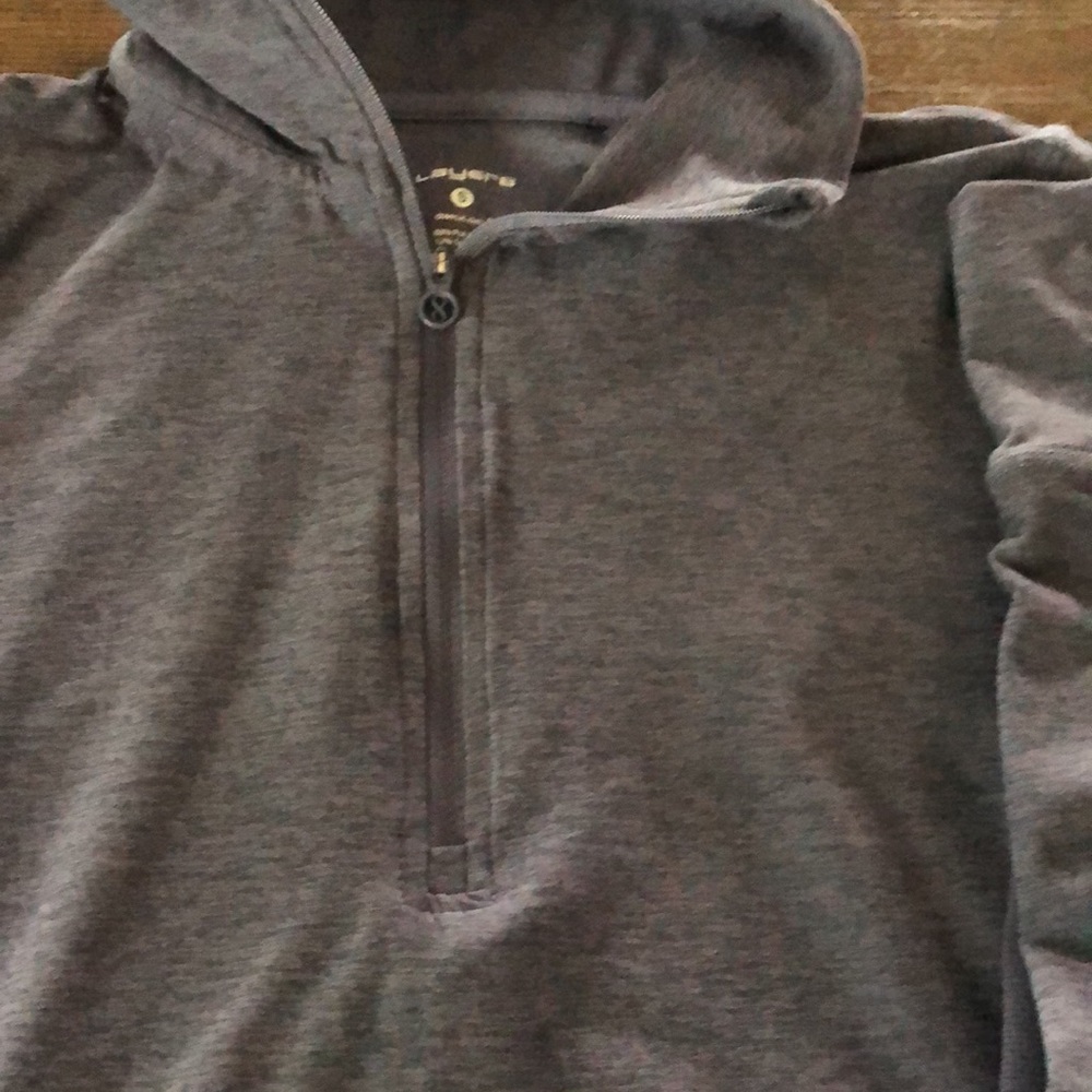 3/4 zip up pullover athletic jacket - Picture 5 of 5